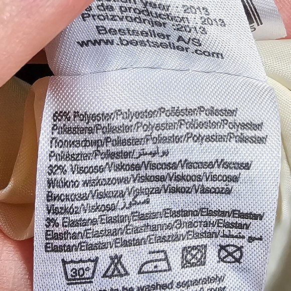 Y.A.S. Lea Blazer Cream Tuxedo Style Size Large (40 EU)Tuxedo Style Open - Picture 14 of 14